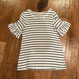 Black striped tunic Philosophy brand